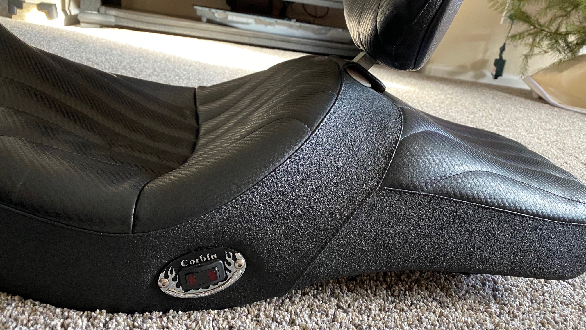 BMW R1200RT, R1200 RT, 2005-2013 Corbin Low Seat Heated With Backrest
